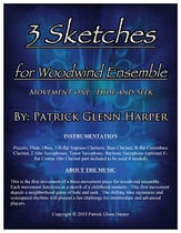 Three Sketches for Woodwind Ensemble - Movement 1 P.O.D. cover